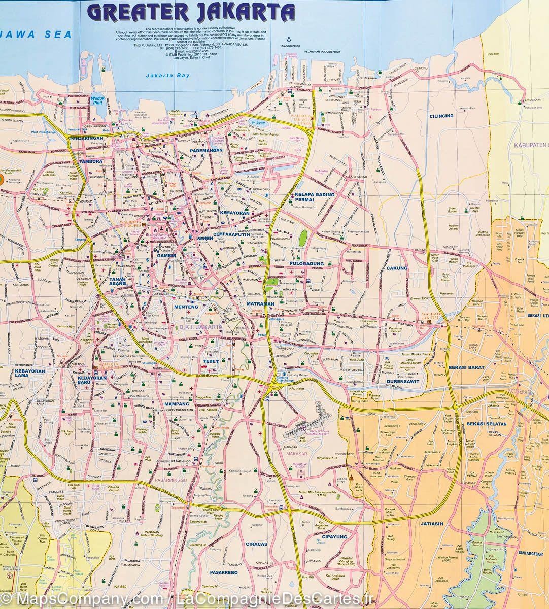ನಕ್ಷೆ ರಸ್ತೆ Jakarta