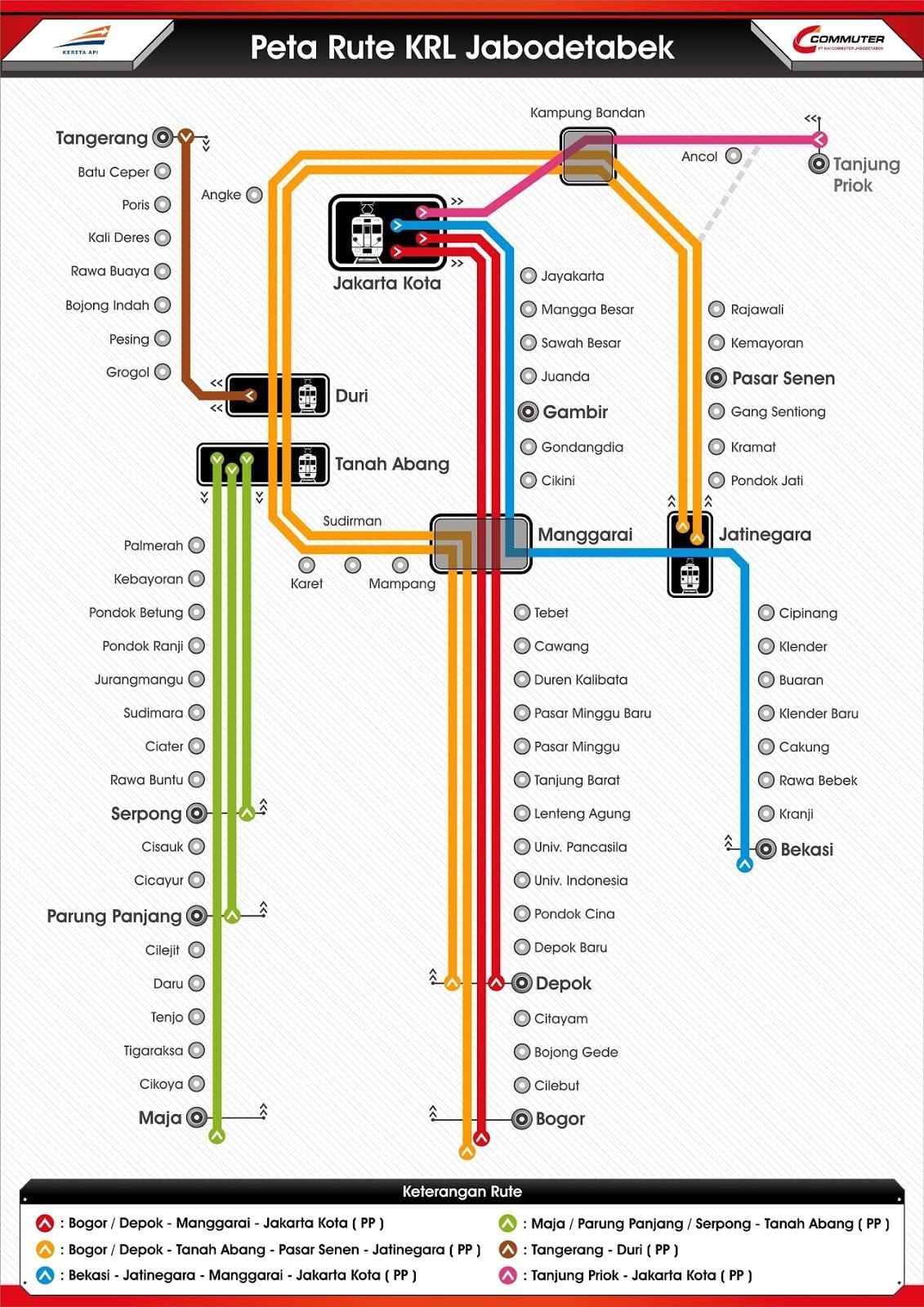 ನಕ್ಷೆ krl Jakarta
