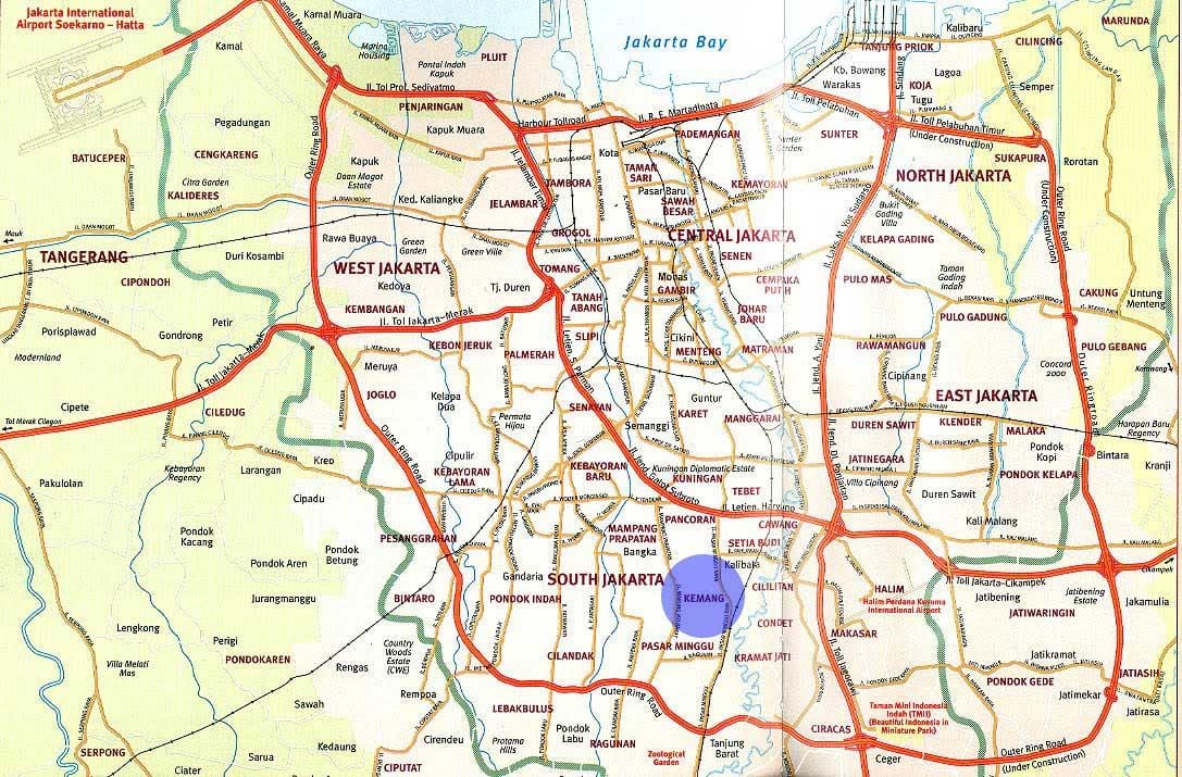ನಕ್ಷೆ kemang Jakarta