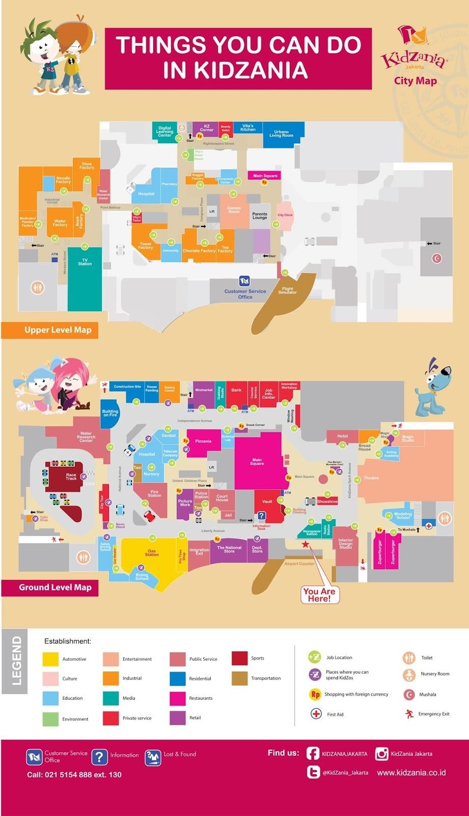 ನಕ್ಷೆ kidzania Jakarta