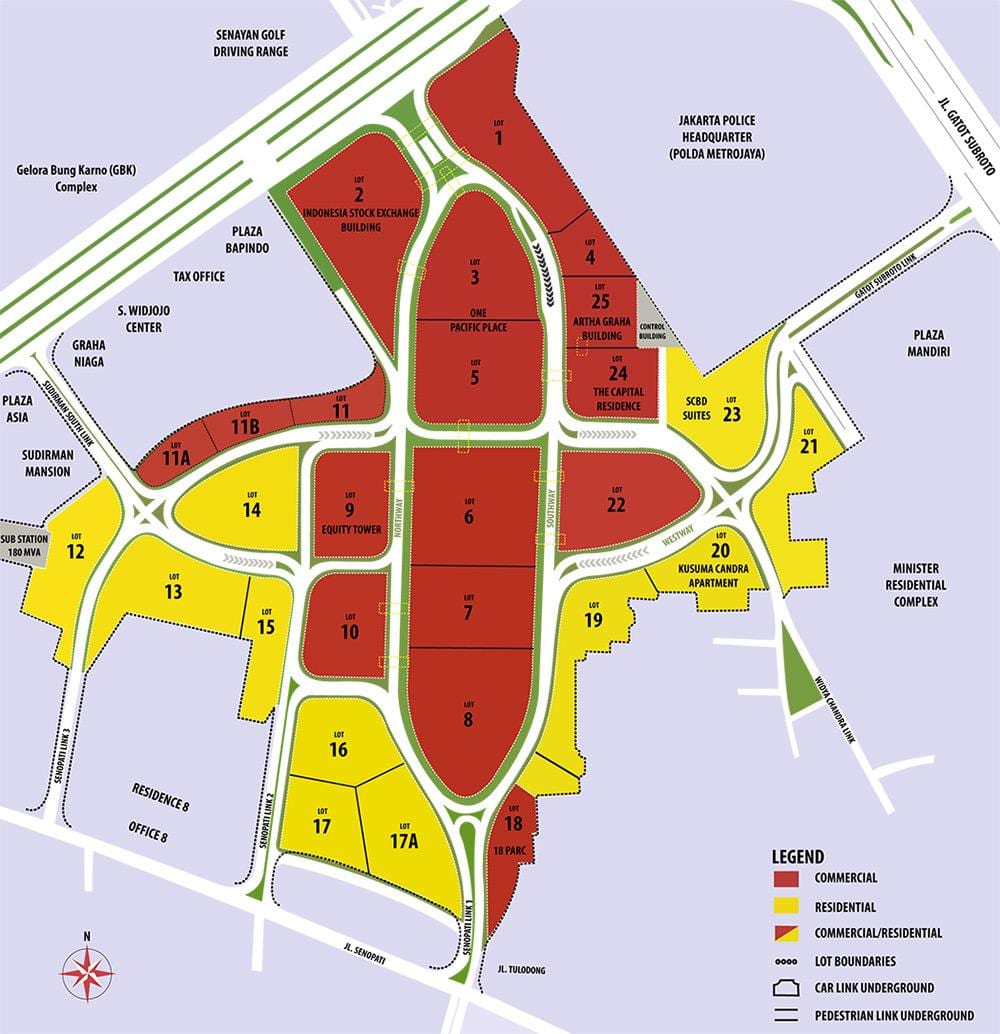 ನಕ್ಷೆ scbd Jakarta