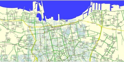 ನಕ್ಷೆ ಉತ್ತರ Jakarta