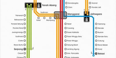 ನಕ್ಷೆ krl Jakarta