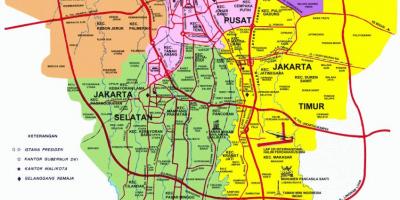 ನಕ್ಷೆ Jakarta ಆಕರ್ಷಣೆಗಳು